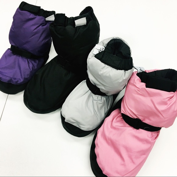 Pink dance warmup shoe - Picture 2 of 4